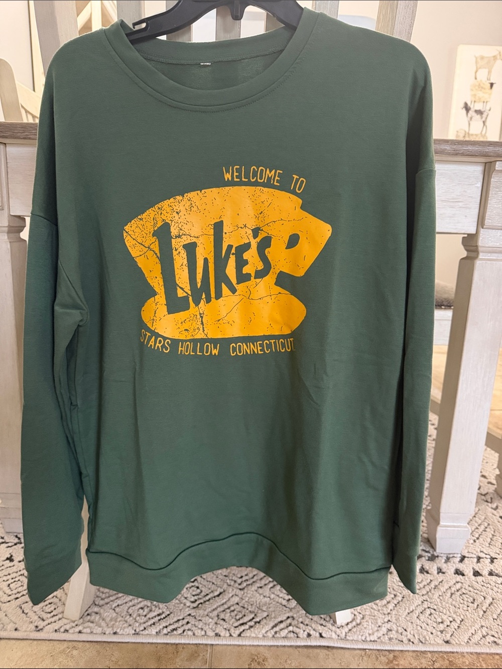 Forest Green "Luke's" Graphic Sweatshirt